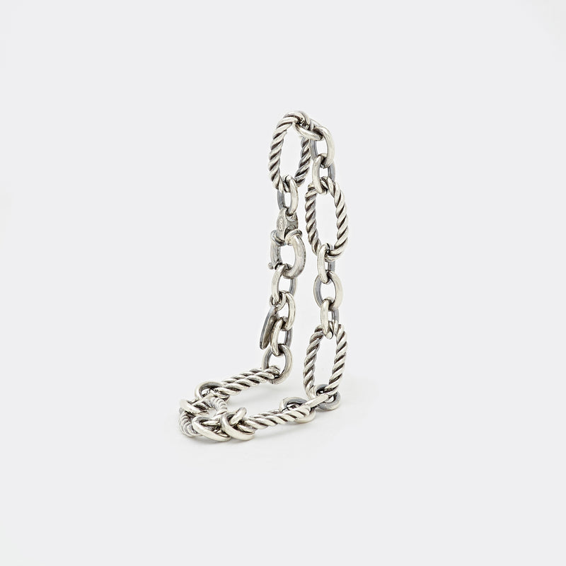 Moyoura Chain Link Silver Bracelet 