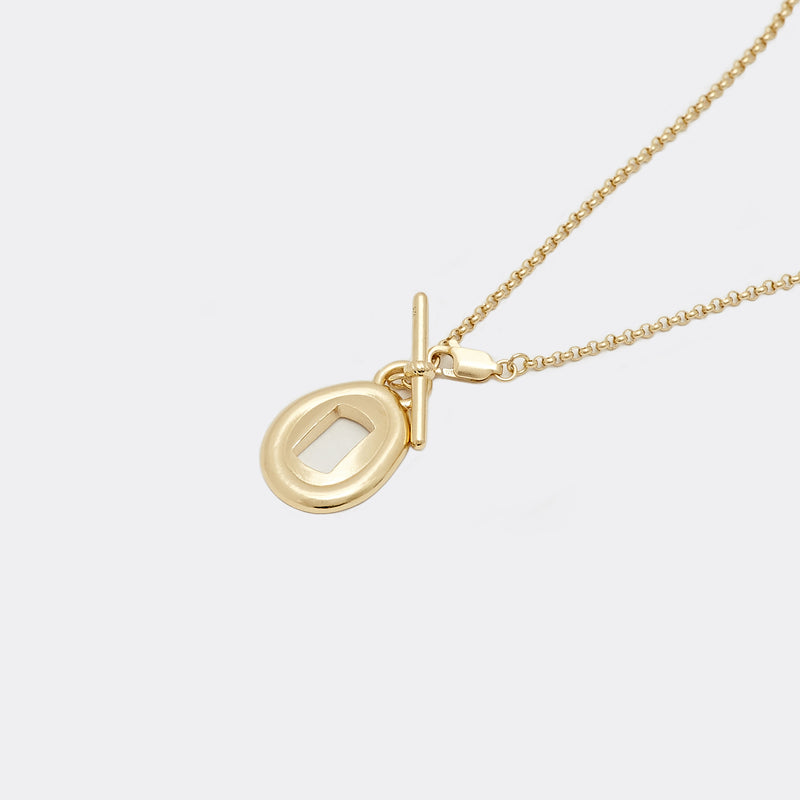 Moyoura Key Hole Pendant Gold Necklace 