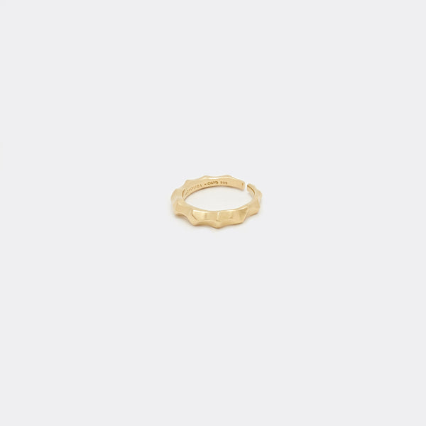 Moyoura Natural Wave Gold Ring 